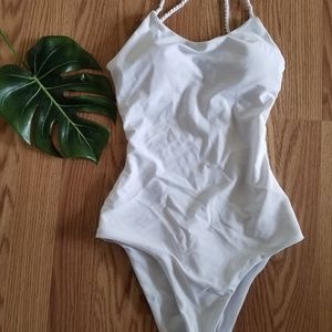 Amazon White One Piece Swimsuit